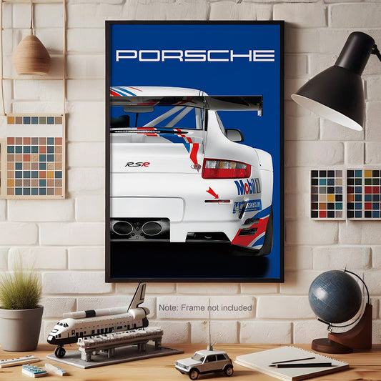 Race Car Poster Random Brand