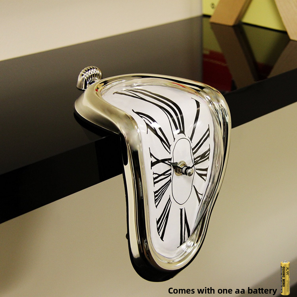 Melting Corner Clock