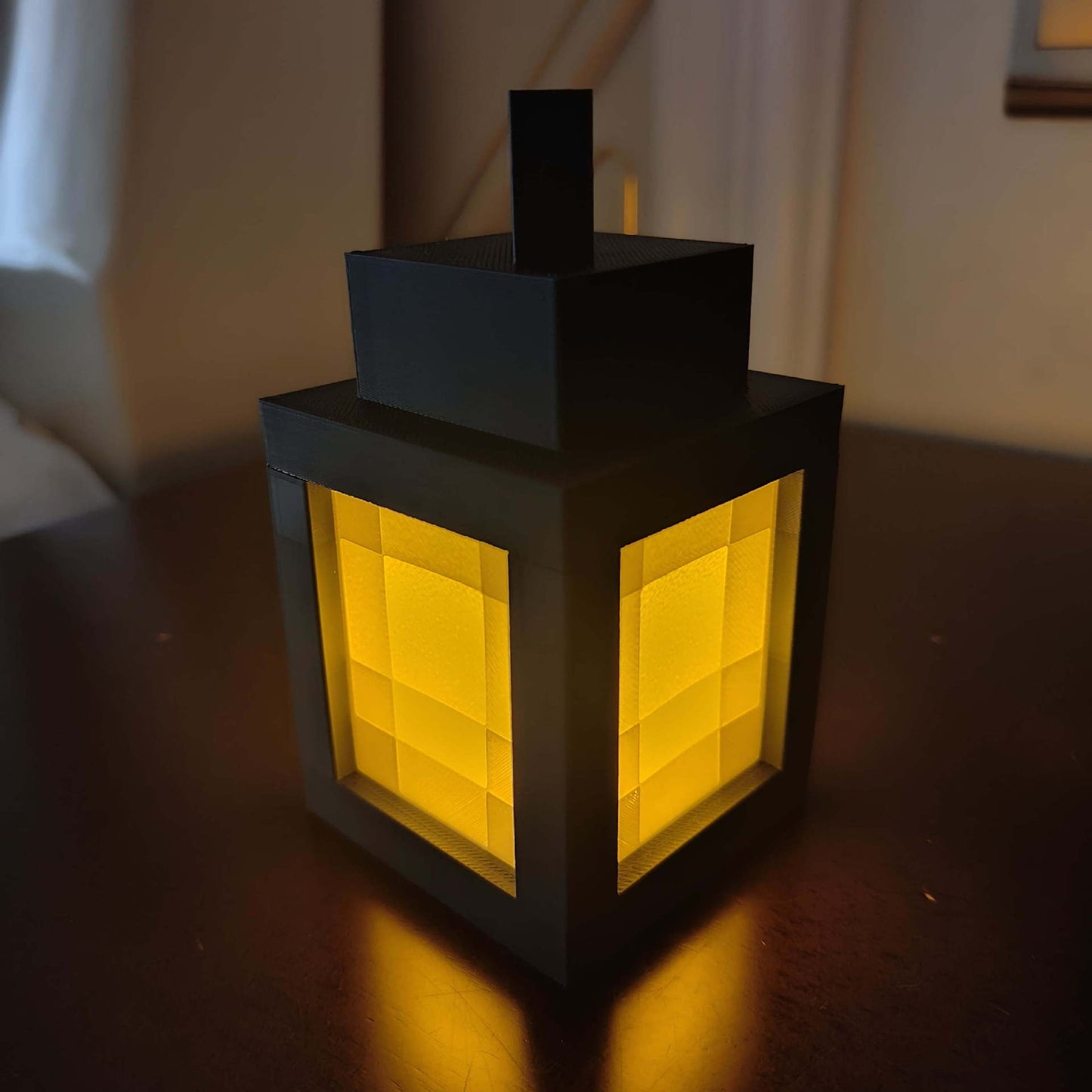 Rechargeable Minecraft lantern