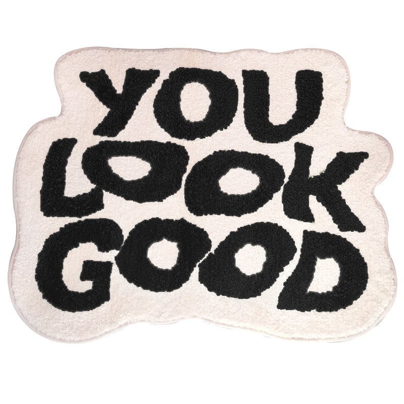 "You Look Good" Plush Rug