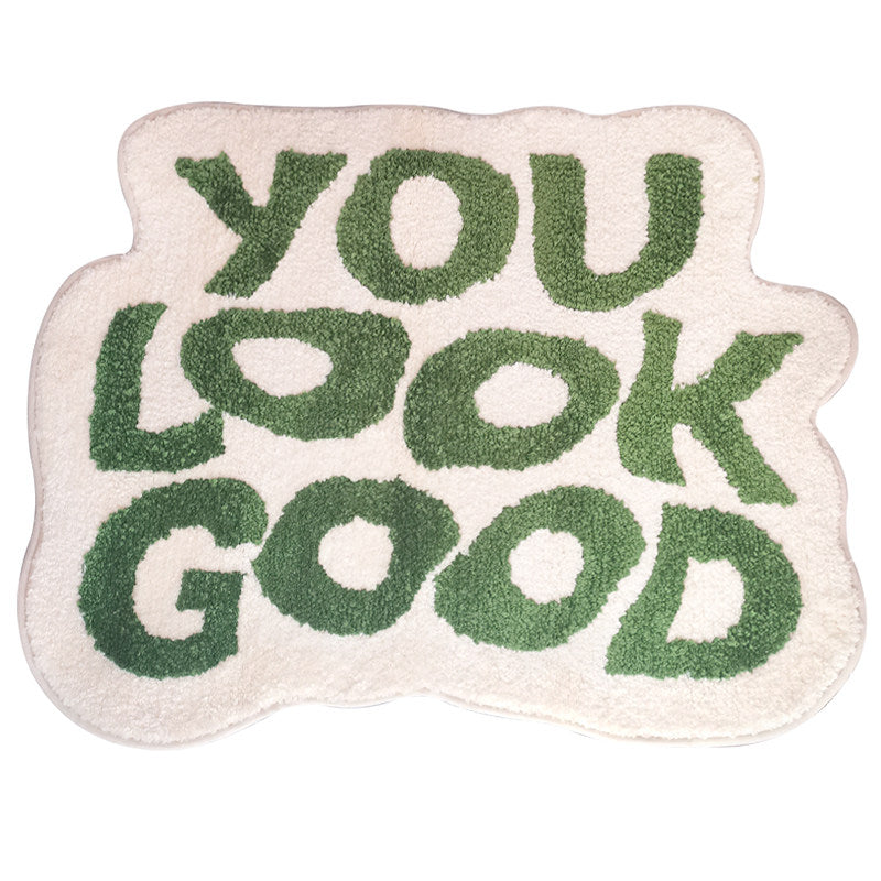 "You Look Good" Plush Rug