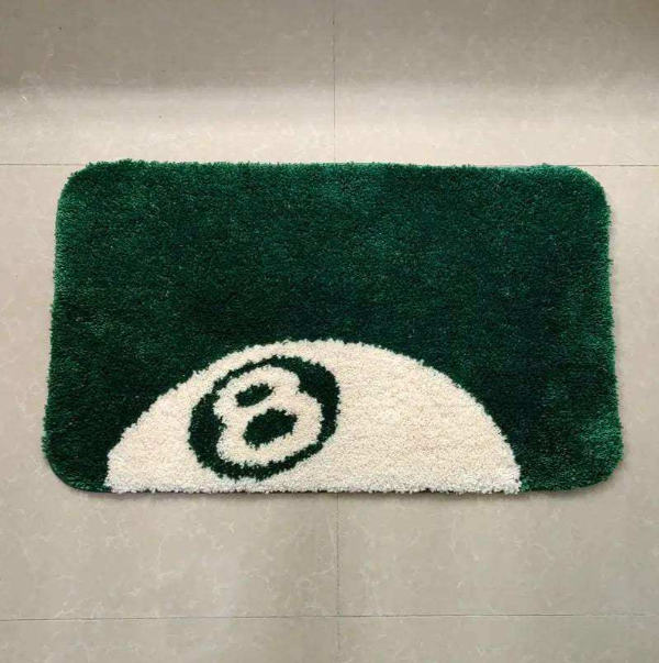 8 Ball Square Rug