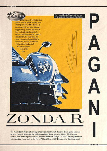 Vintage Sports Car Poster