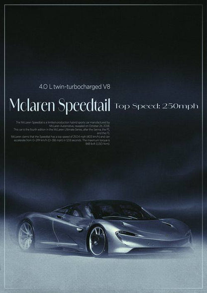 Vintage Sports Car Poster