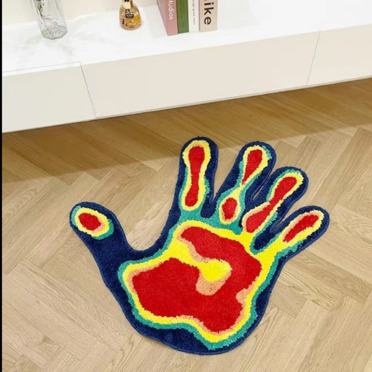 Thermal Hand Print Rug
