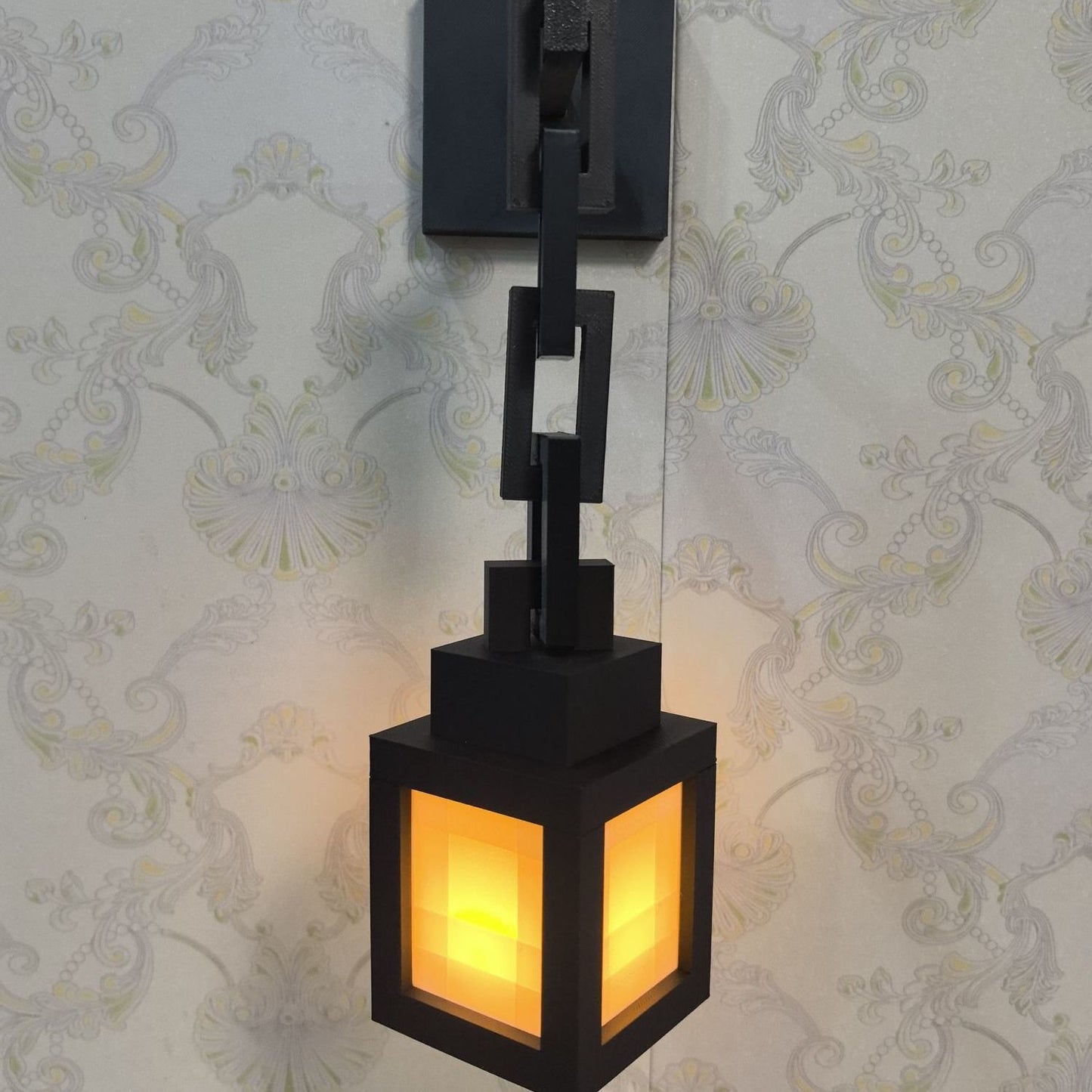Rechargeable Minecraft lantern