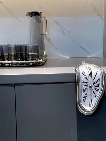 Melting Corner Clock