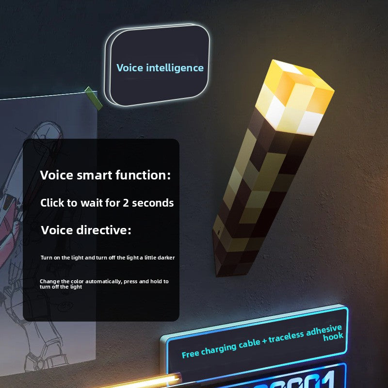 Minecraft Torch Night Light