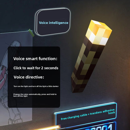 Minecraft Torch Night Light