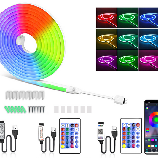 Remote Control RGB Silicon Lights