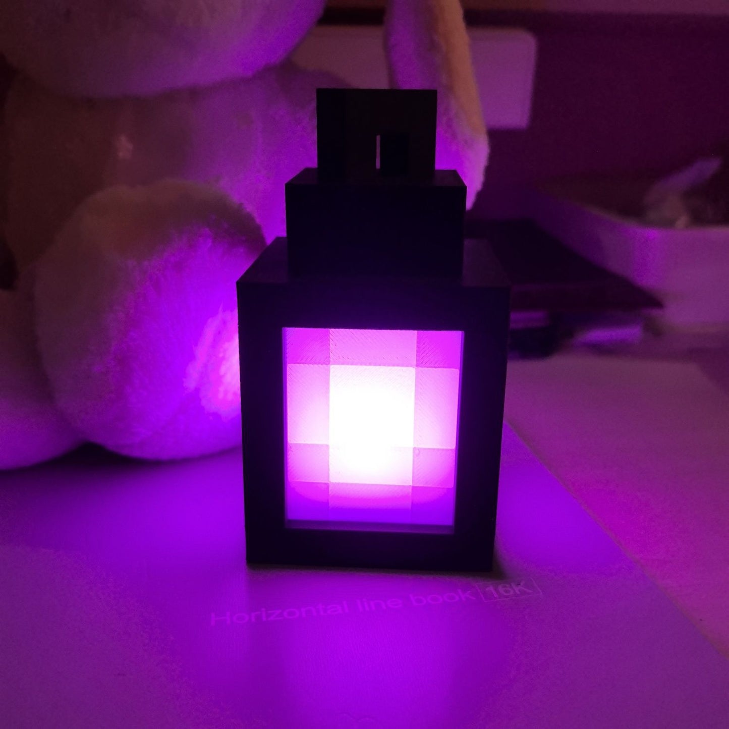 Rechargeable Minecraft lantern