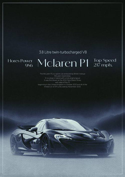 Vintage Sports Car Poster