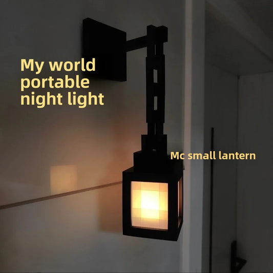 Rechargeable Minecraft lantern
