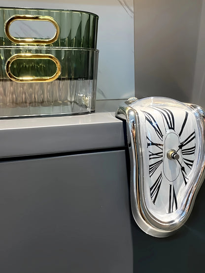 Melting Corner Clock