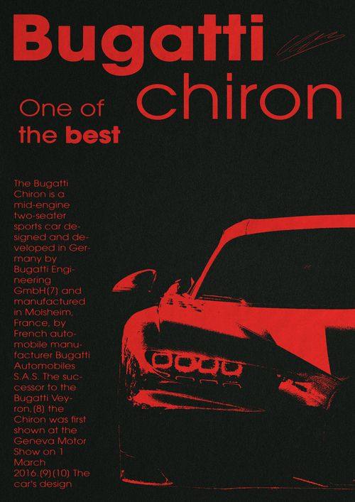 Vintage Sports Car Poster